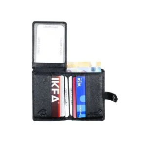 A. Eriksson Åva Small Leather Wallet with RFID Protection
