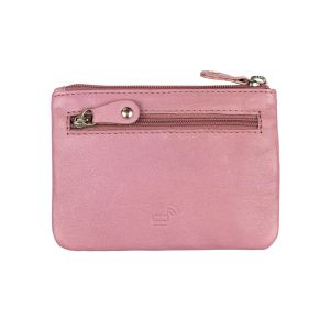 Högsar Helli Mini Zip Leather Wallet by A. Eriksson Rose
