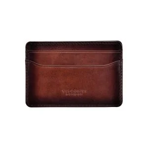 Visconti Evan Leather Card Holder Wallet Tan