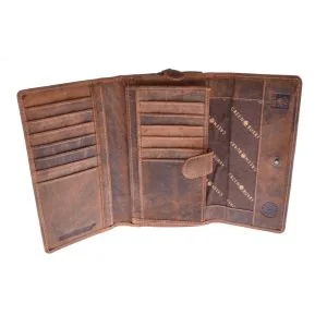 Greenburry Vintage Leather Folding Wallet
