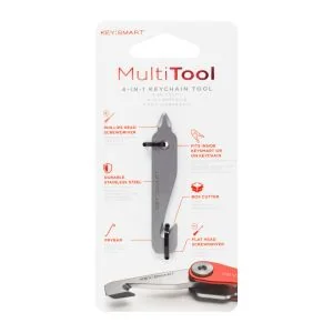 KeySmart Key Chain MultiTool - 5-in-1 Multi Purpose Keychain Tool