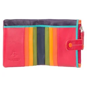 Visconti Mojito - Colorful Leather Wallet Red