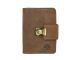 Greenburry Vintage Clasp Leather Wallet - Antique Brown