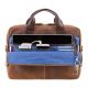 Visconti Hugo 13'' Business Laptop Bag, Tan Leather